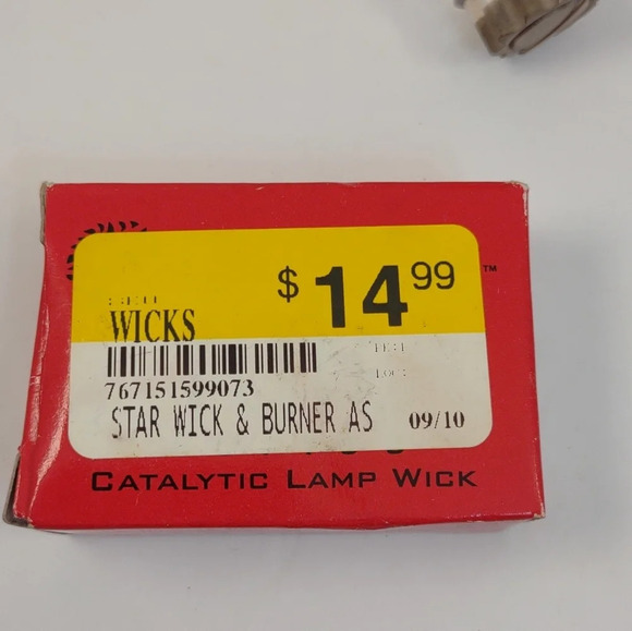 La Tee Da! Marble Cream and Brown Effusion Lamp with Wick New with Tags - Picture 12 of 15